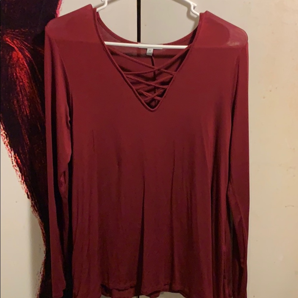 Red long sleeve